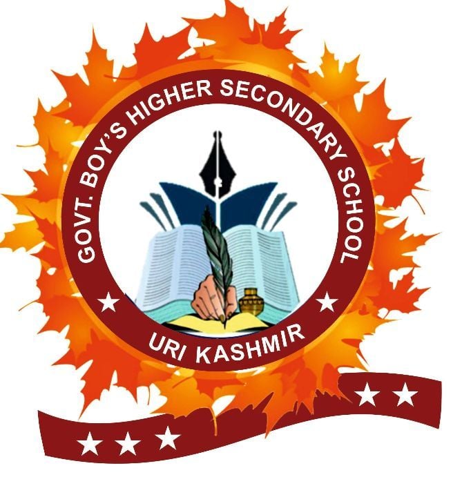 Hero slide showing Excellence in Education - Government Boys Higher Secondary School, Uri